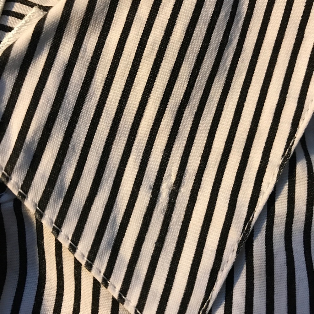 The Quacker Factory Embroidered Noah’s Ark Button Up Shirt Size Small Striped - Picture 14 of 14